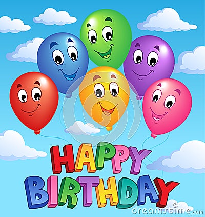 Happy Birthday topic image 3 Vector Illustration