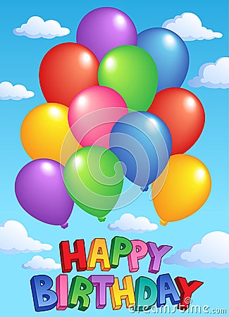 Happy Birthday topic image 4 Vector Illustration