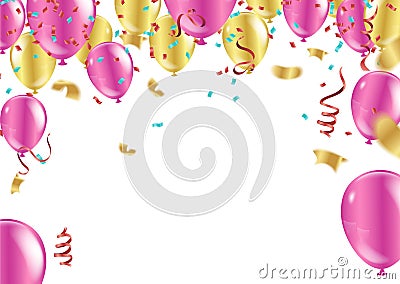 Happy Birthday typography vector design for greeting cards and p Vector Illustration