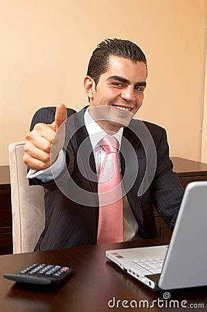 Happy business Stock Photo