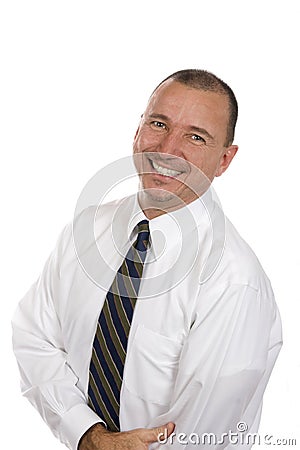 Happy businessman Stock Photo