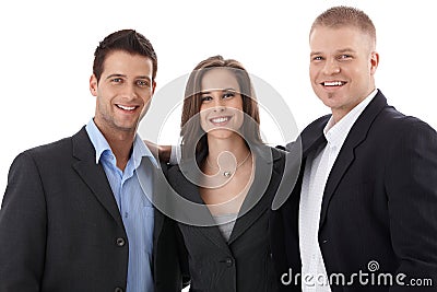 Happy businessteam Stock Photo