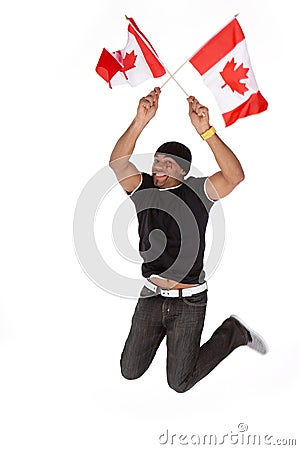 Happy Canada Day Stock Photo