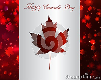 Happy Canada Day background Vector Illustration