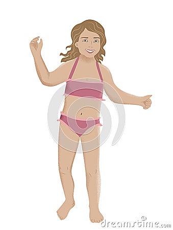 Happy child Vector Illustration