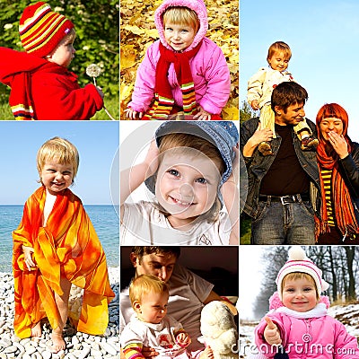 Happy childhood concept Stock Photo