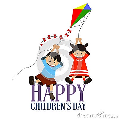 Happy children`s day Vector Illustration