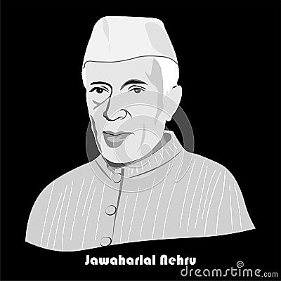 Happy children`s day for international children celebration. Jawaharlal Nehru`s birthday Vector Illustration