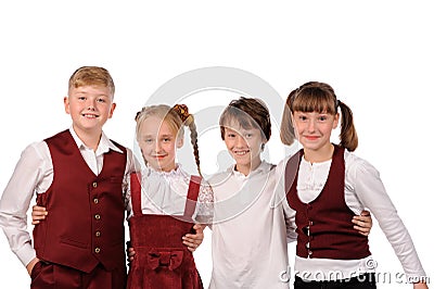 happy children together Stock Photo