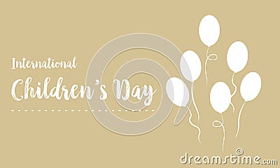 Happy childrens day design background Vector Illustration