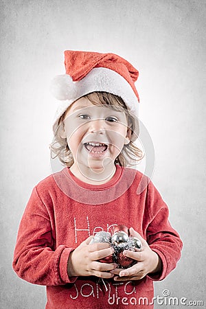 Happy Christmas spirit Stock Photo
