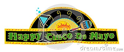 Happy Cinco de Mayo Banner Vector Illustration