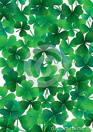 Happy clover Vector Illustration