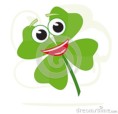 Happy clover Stock Photo