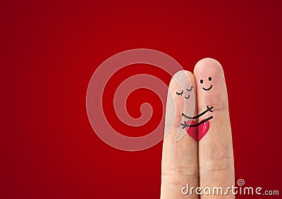 Ð happy couple in love Stock Photo