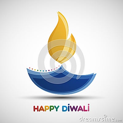 Happy Diwali abstract background Vector Illustration