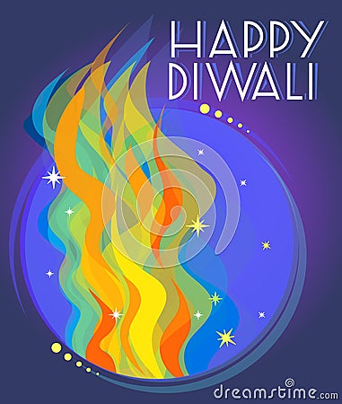 Happy diwali Stock Photo