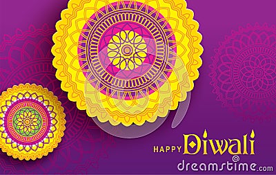 Happy Diwali Vector Illustration