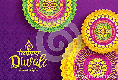 Happy Diwali Vector Illustration