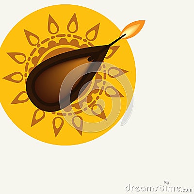 Happy Diwali Festival Vector Illustration