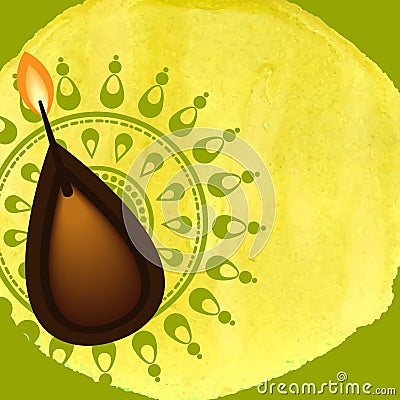 Happy Diwali Festival Vector Illustration