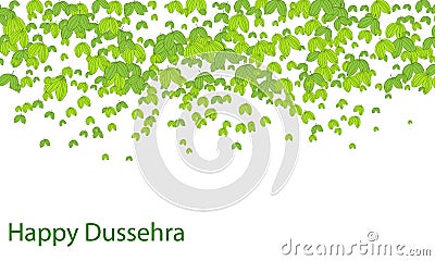 Happy Dussehra background concept Vector Illustration