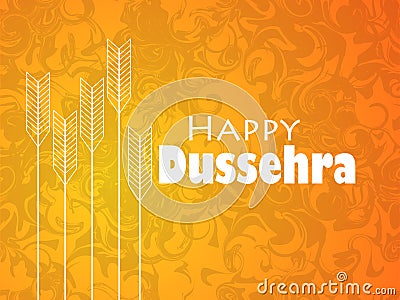 Happy Dussehra. Indian festival celebration. Marble background with arrows. Vector Vector Illustration