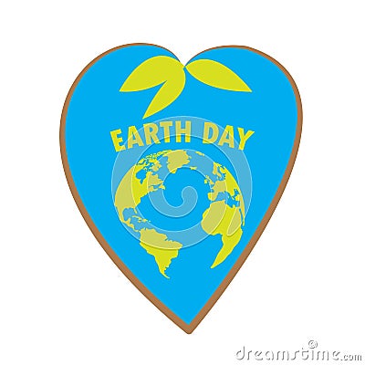 Happy earth day Vector Illustration