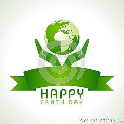 Happy Earth Day Vector Illustration