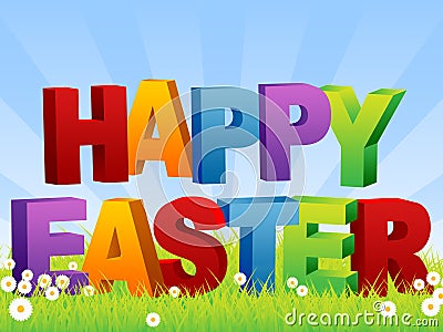 Happy Easter Vector Illustration