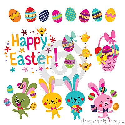 Happy Easter Vector Illustration