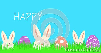 Easter Animation with Cartoon Rabbit, Spring Sky and Message. Stock Footage - Video of matte, wildlife: 137184208 Easter Animation with Cartoon Rabbit, Spring Sky and Message. Stock Footage - Video of matte, wildlife: 137184208