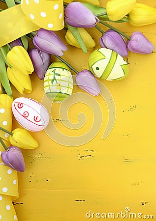 Happy Easter background Stock Photo