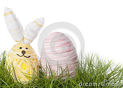 Happy Easter Bunny Egg Stock Photo