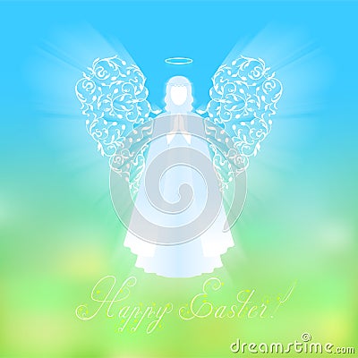Happy Easter card Vector Illustration
