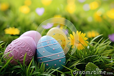 Happy easter chuckle Eggs Growth Basket. White Artistic greeting Bunny vivacious. growth background wallpaper Cartoon Illustration