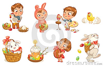 Happy Easter Vector Illustration