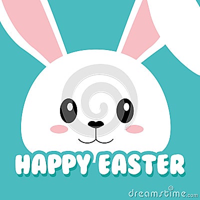 Happy easter Cartoon Illustration