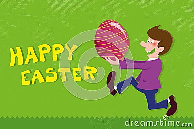 Happy Easter egg Stock Photo