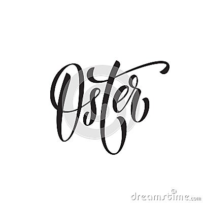 Happy Easter German Oster Paschal greeting Vector Illustration