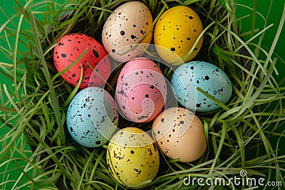 Happy easter humorous card Eggs Eggstatic Frenzy Basket. White lemon Bunny sign. render resolution background wallpaper Cartoon Illustration