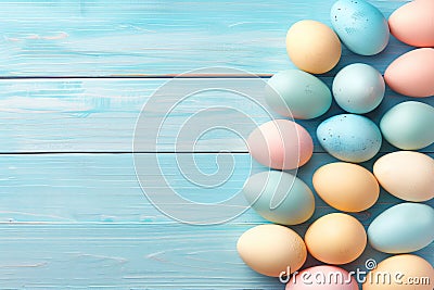 Happy easter personalized Eggs Games Basket. White Cerulean blue Bunny arrangements. easter decorations background wallpaper Cartoon Illustration