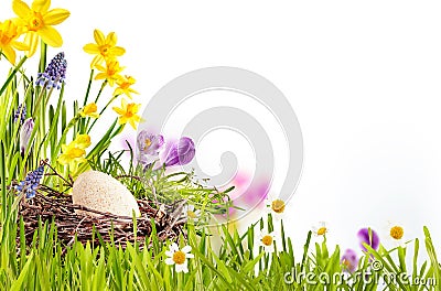 Happy Easter seasonal Illustration Stock Photo