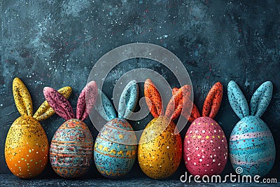 Happy easter soft Eggs Fuchsia blossoms Basket. White amiable Bunny easter sunflower. Easter wallpaper background wallpaper Cartoon Illustration