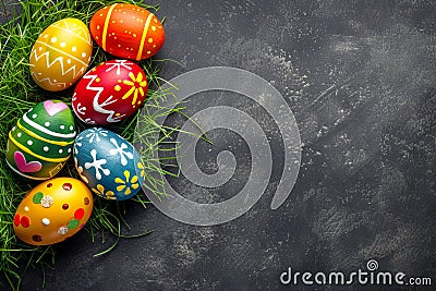 Happy easter Springtime Eggs Eggstra Fun Bunny Basket. White pile Bunny chuckle worthy. Watercolor background wallpaper Cartoon Illustration