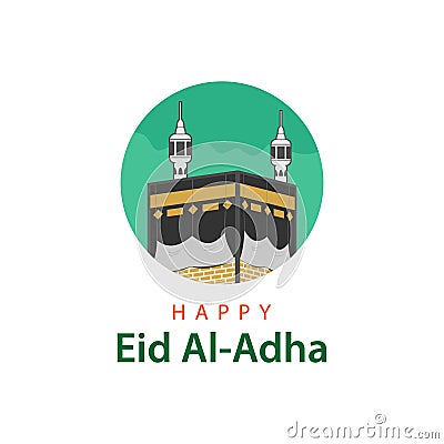 Happy Eid Al Adha Vector Template Design Illustration Vector Illustration