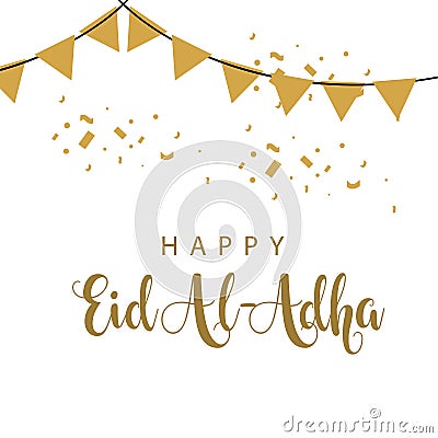 Happy Eid Al Adha Vector Template Design Illustration Vector Illustration