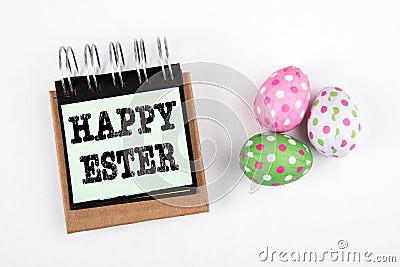 Happy Ester. Holidays, family time and spring Stock Photo