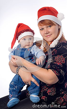 Happy family christmas Stock Photo