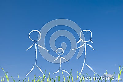 Happy family concept Stock Photo